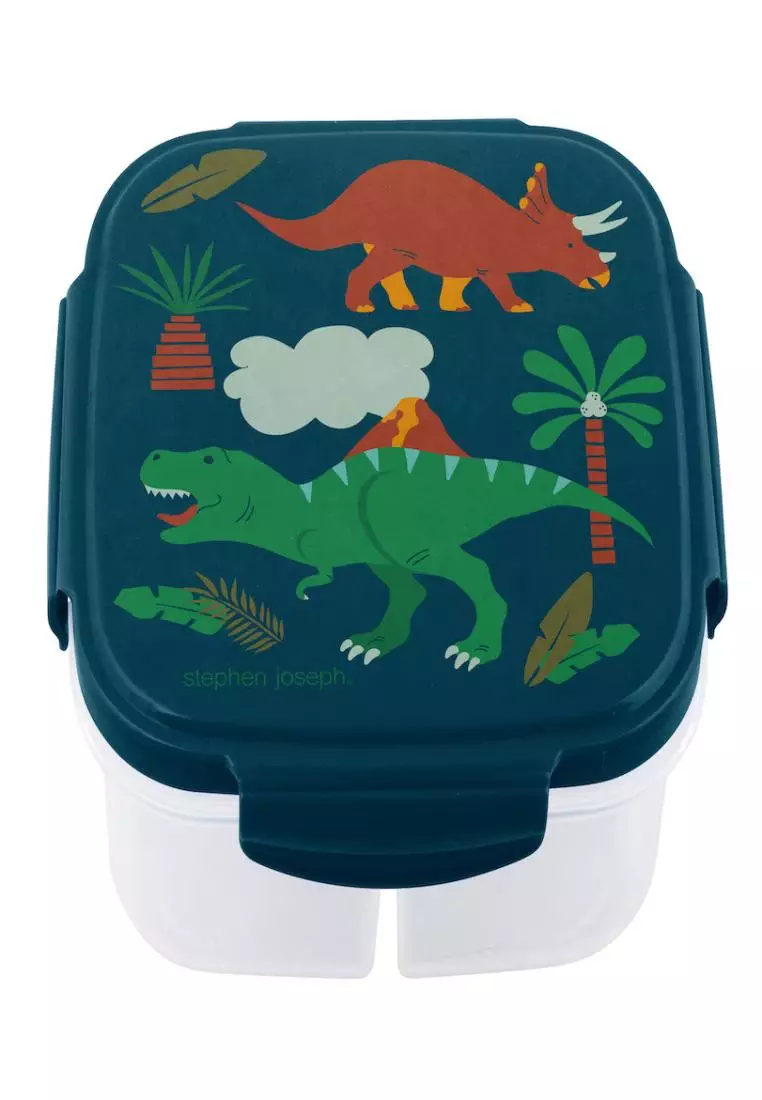 Stephen Joseph Bento Snack Box With Ice Pack for Kids Dino