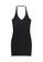 H&M black and multi Halterneck Dress 2DA3DAADDF3D95GS_4