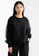 ck Calvin Klein black Core Spacer Top With Silk Organza Overlay Top E6B71AAB20A56DGS_1