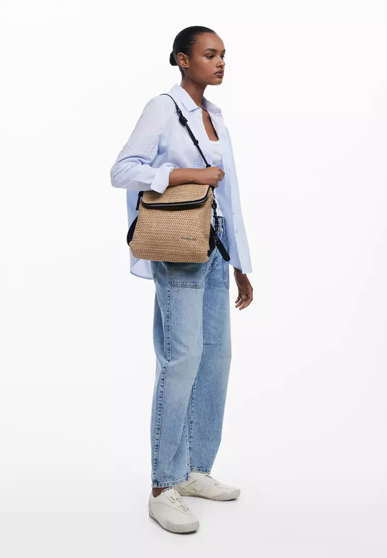 Buy Desigual Raffia backpack S 2026 Online | ZALORA