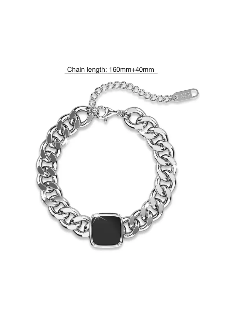 Mens gold bar bracelet discount