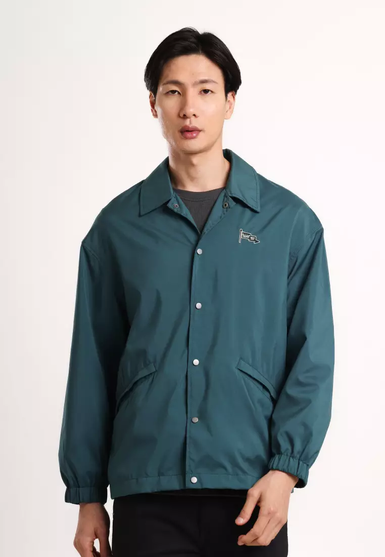 Used 1968 - Windbreaker Jacket Casual Waterproof Regular Fit Green