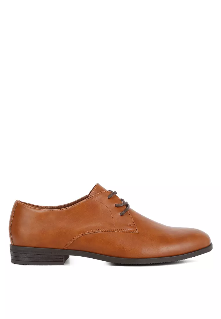 Buy London Rag Men's Minimalist Derby Shoes In Tan 2025 Online