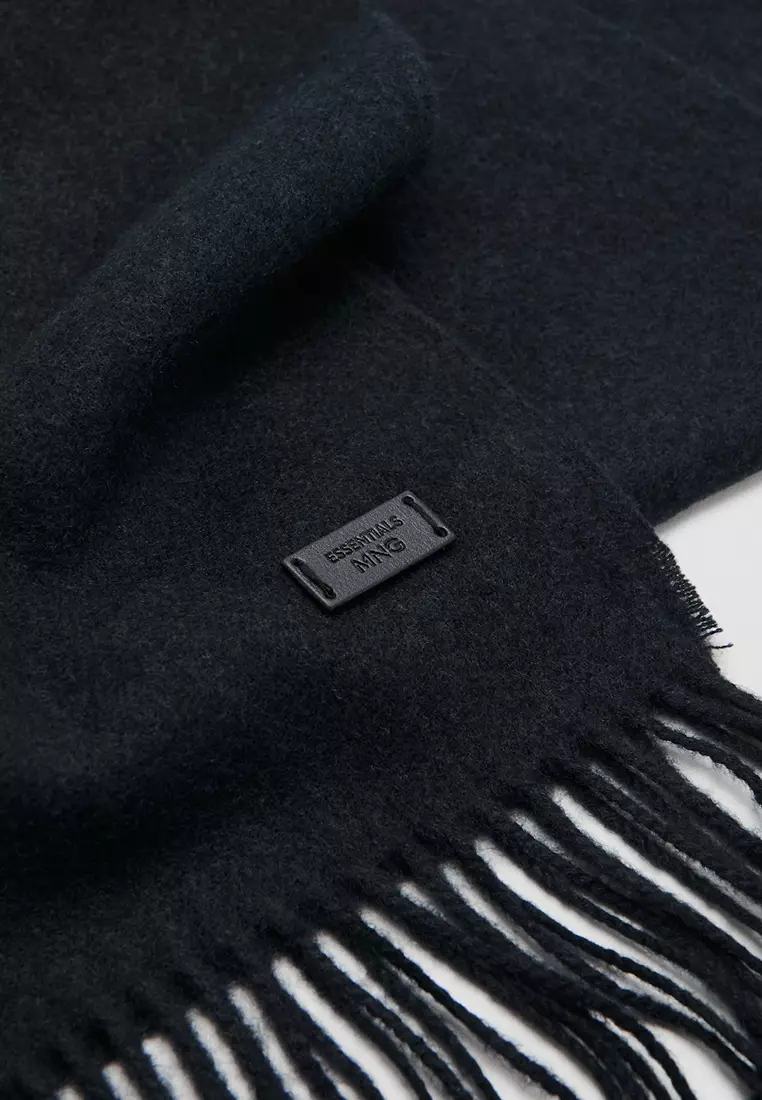 Plain Fringed Scarf