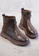 Twenty Eight Shoes brown Nubuck and Top Layer Cowhide Mid Boots VB1555 4F351SH9E89B13GS_2