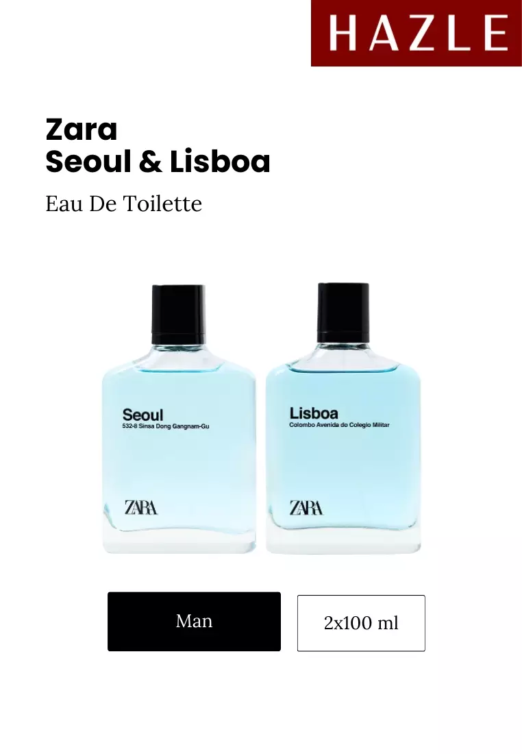 Man Seoul EDT + Zara Man Lisboa EDT Set 100 ml