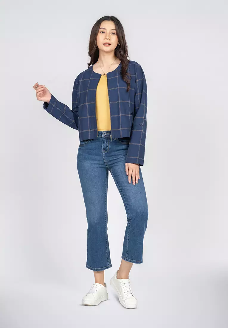 C2 Galves Navy Set Pieces Wanita