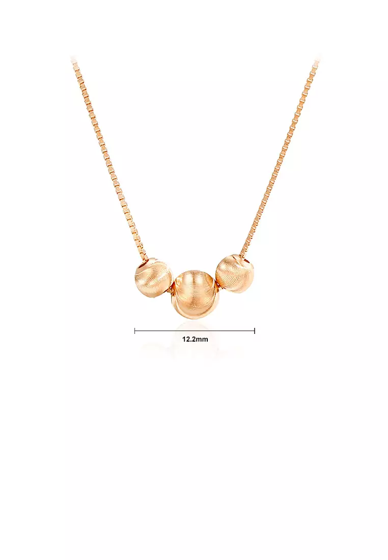Gold Jewelry Kohl's Rose Gold Necklace 14k Rose Gold Over