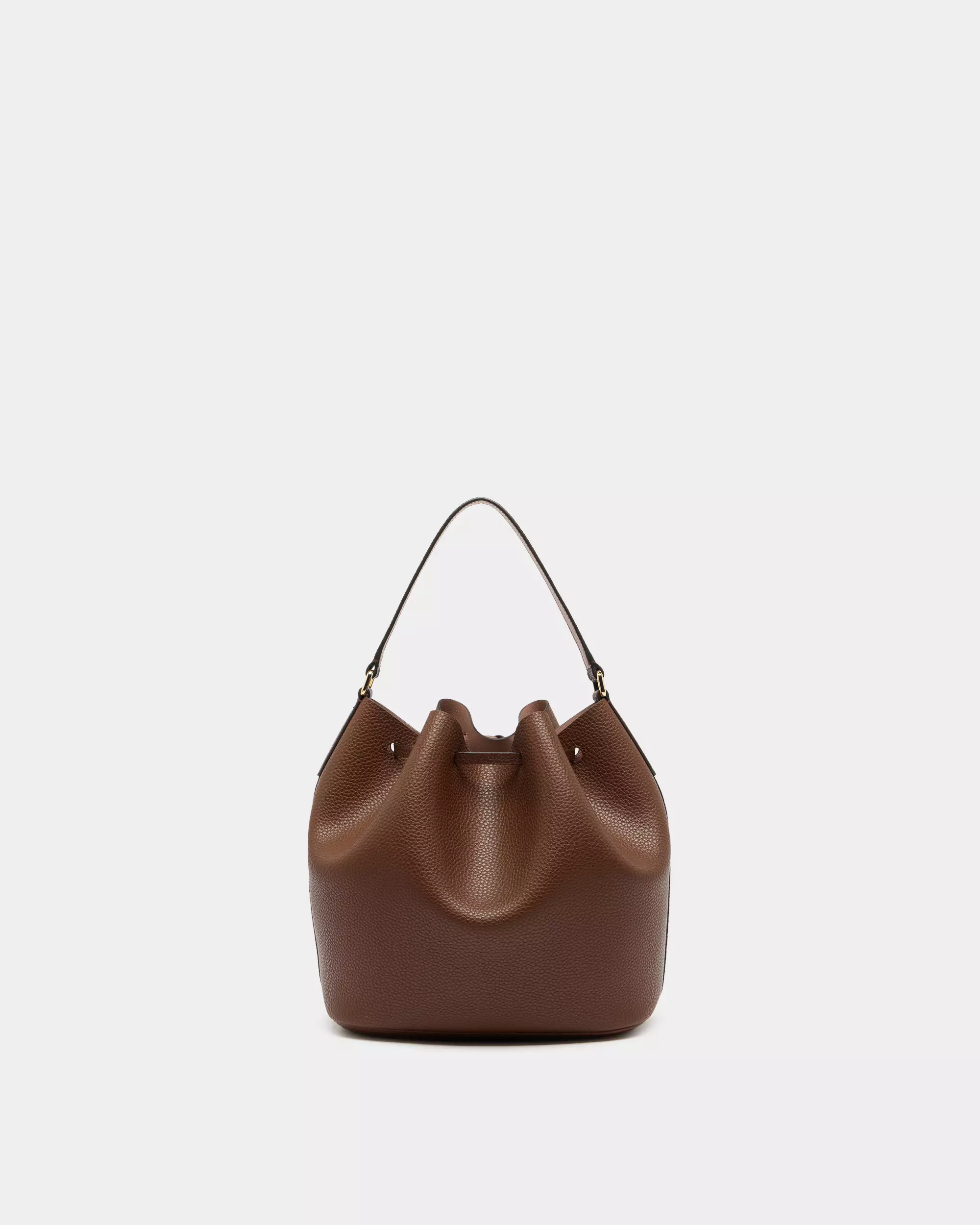 Jual BALLY Bally Blyss Adj Bucket Bag in Leather - Brown Original