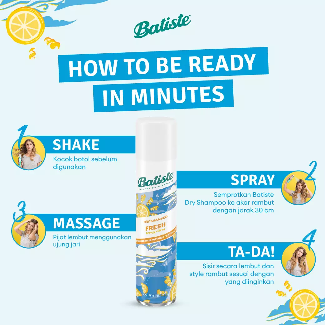 Batiste Light & Breezy Fresh Dry Shampoo 200 ml