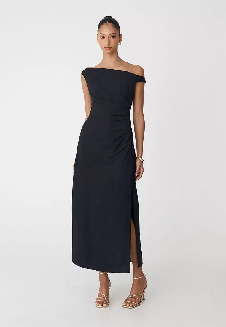 Afina One Shoulder Twist Dress