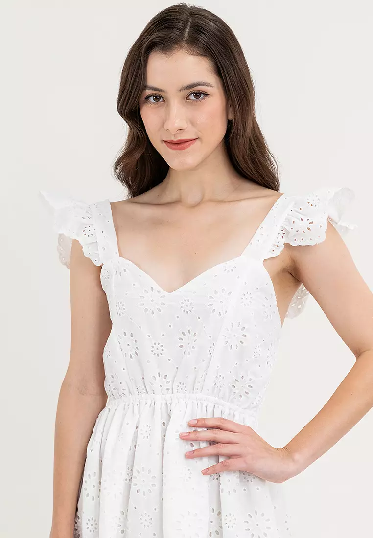 Cara Eyelet Maxidress