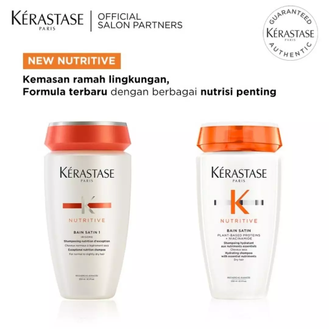 Kerastase Bain Satin 1 250ml Shampoo Rambut Kering