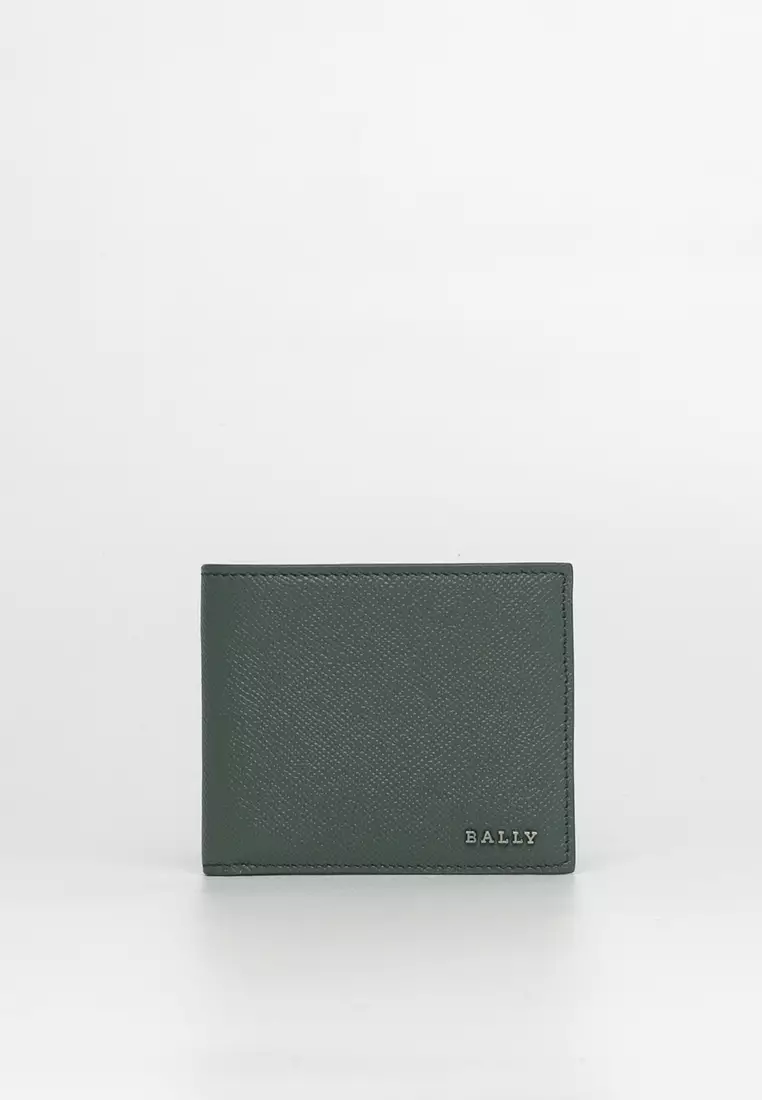 Bally calf discount leather wallet