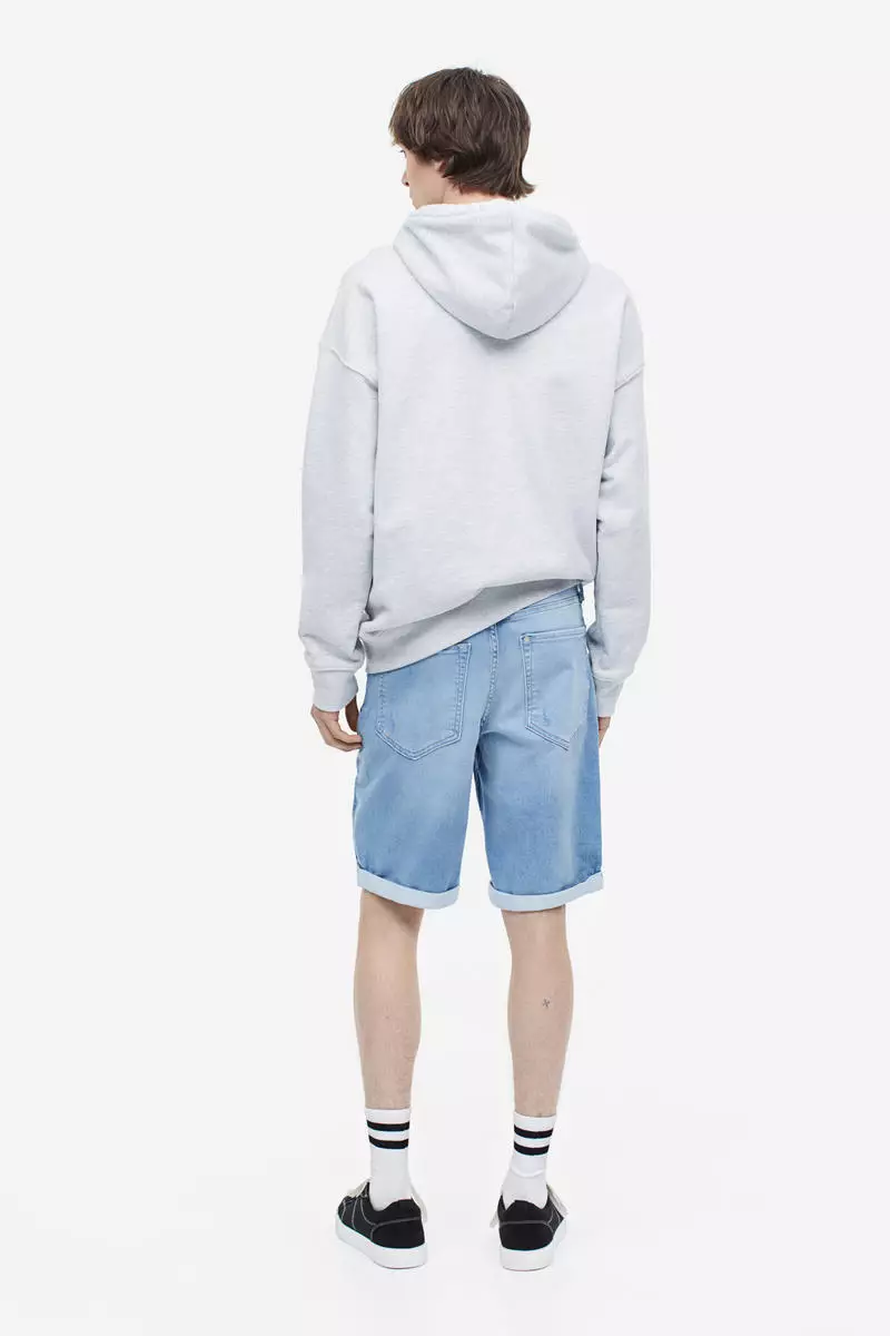 H&m denim cheap shorts mens