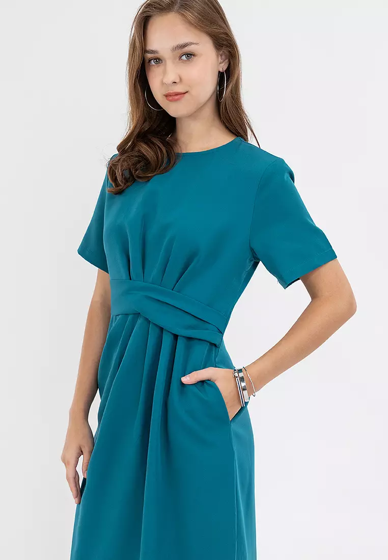 Dakota Faux Wrap Dress