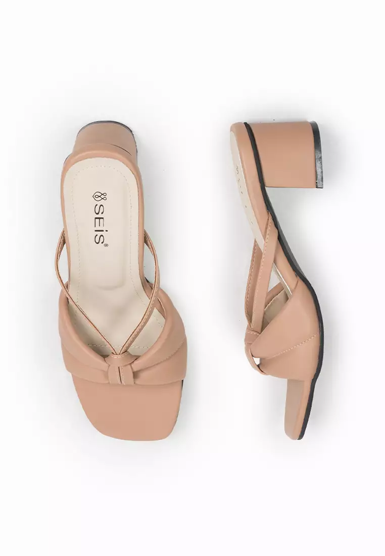 SEIS Ivanka Sandal Heels Wanita 5cm - MOCCA