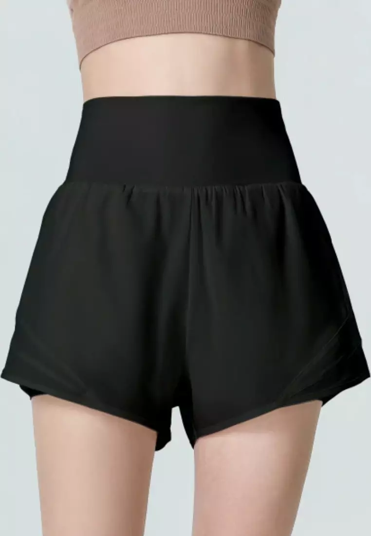 Skye Shorts - High Waist Pockets Activewear Shorts for Women - Quick Dry Workout & Yoga Training Pants