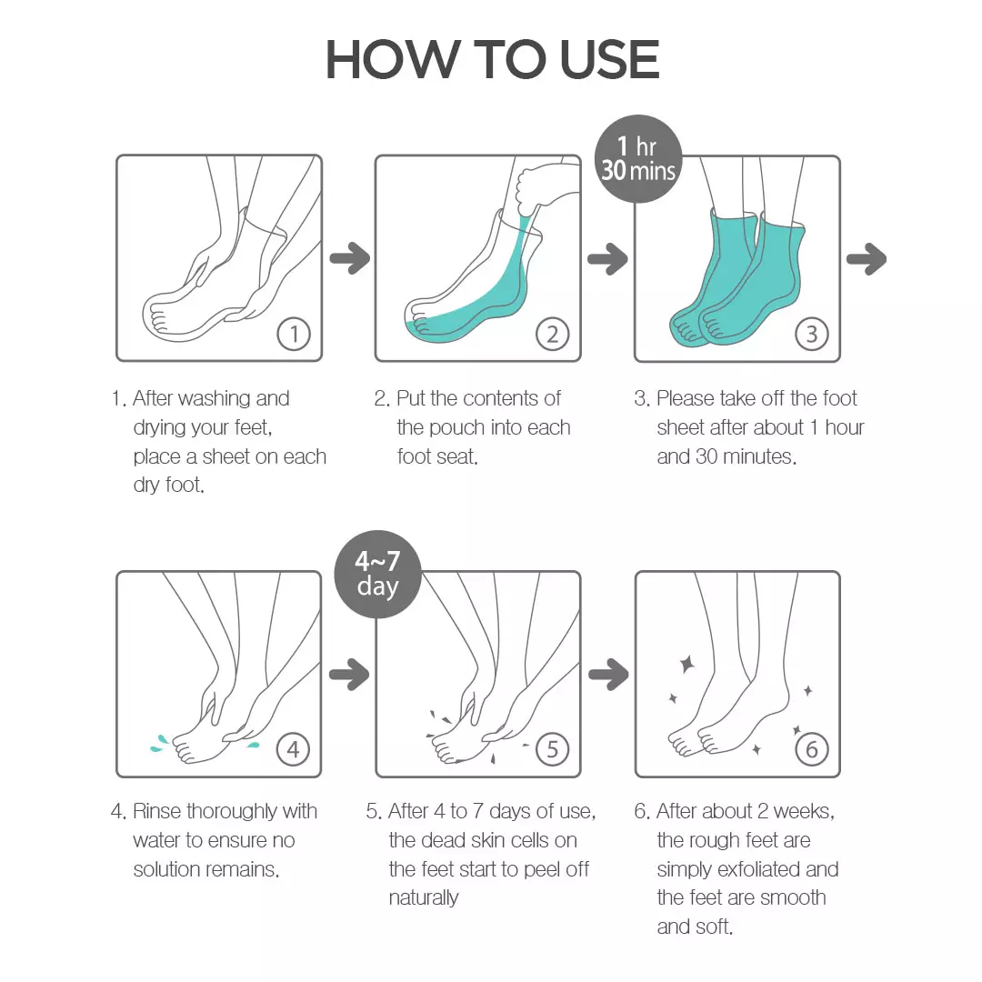 Holika Holika Baby Silky Foot One Shot Foot Peel Mask