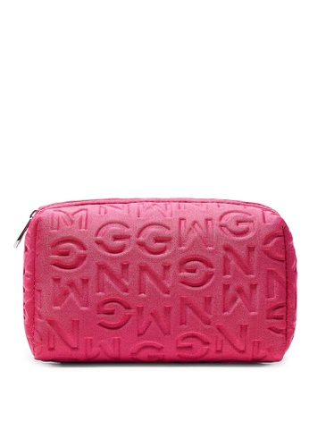 Mango pink Zipped Toiletry Bag With Logo 792C5AC6C4773BGS_1