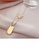 Glamorousky silver Fashion Temperament Plated Gold 316L Stainless Steel Star Geometric Square Pendant with Double Layer Necklace 2A2DAAC50BAE51GS_3