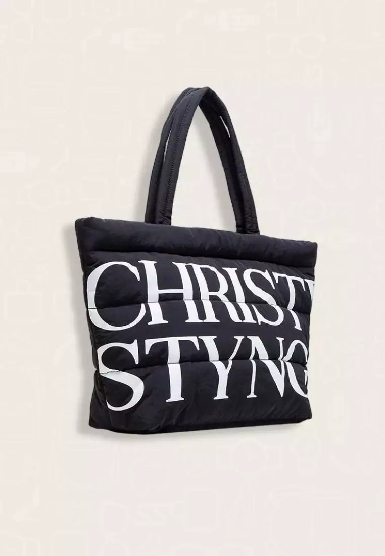 Christy Ng Nomad Large Puffer Tote Bag Black