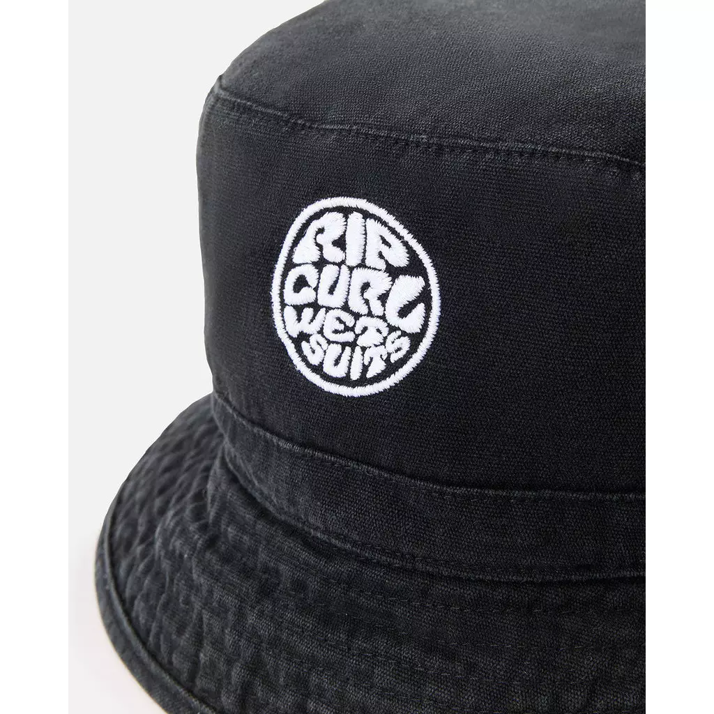Rip Curl Wetty Icon Bucket Hat - Black