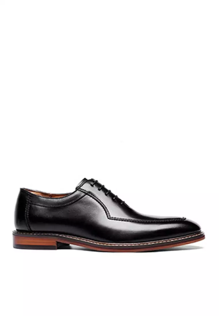 Suede patchwork business Footwear