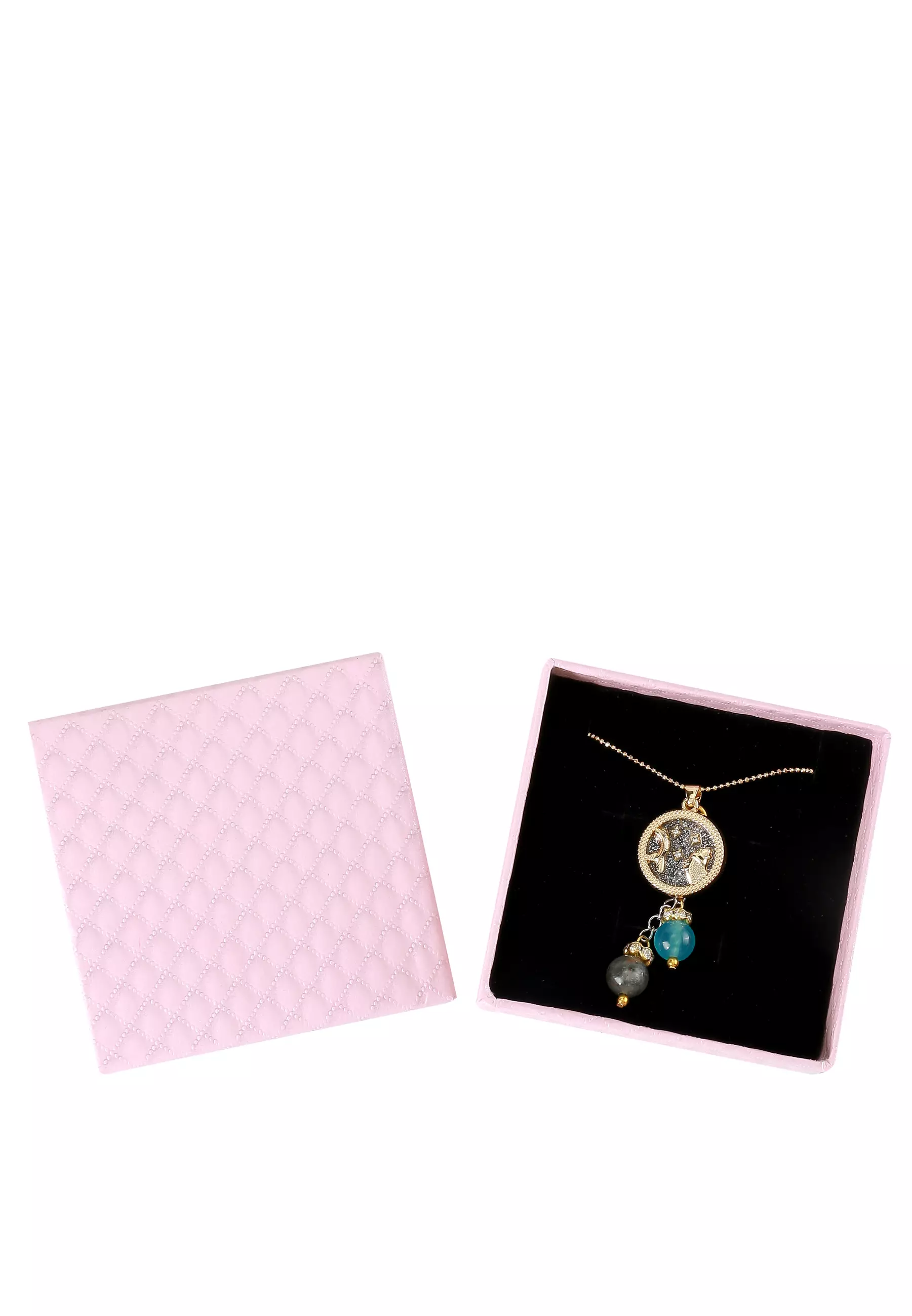 Pisces with Bloodstone & Aquamarine