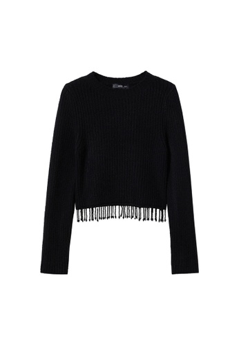 Buy Mango Beaded Ribbed Sweater 2023 Online | ZALORA Singapore