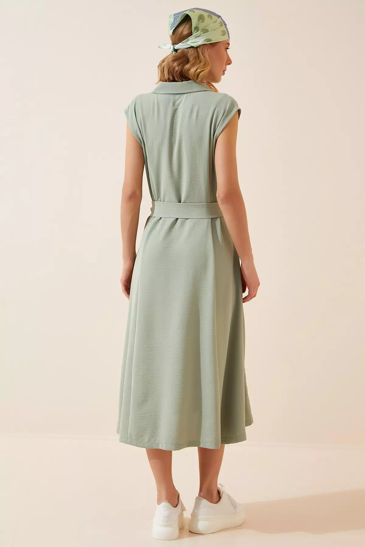 Tie Summer Shirt Dress
