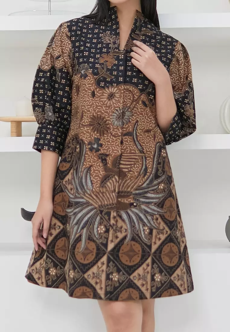 Dress Batik Zenia Hitam