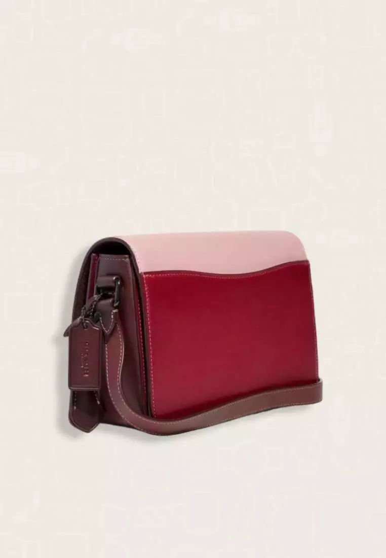 Coach Studio Shoulder Bag In Colorblock Pink Multi