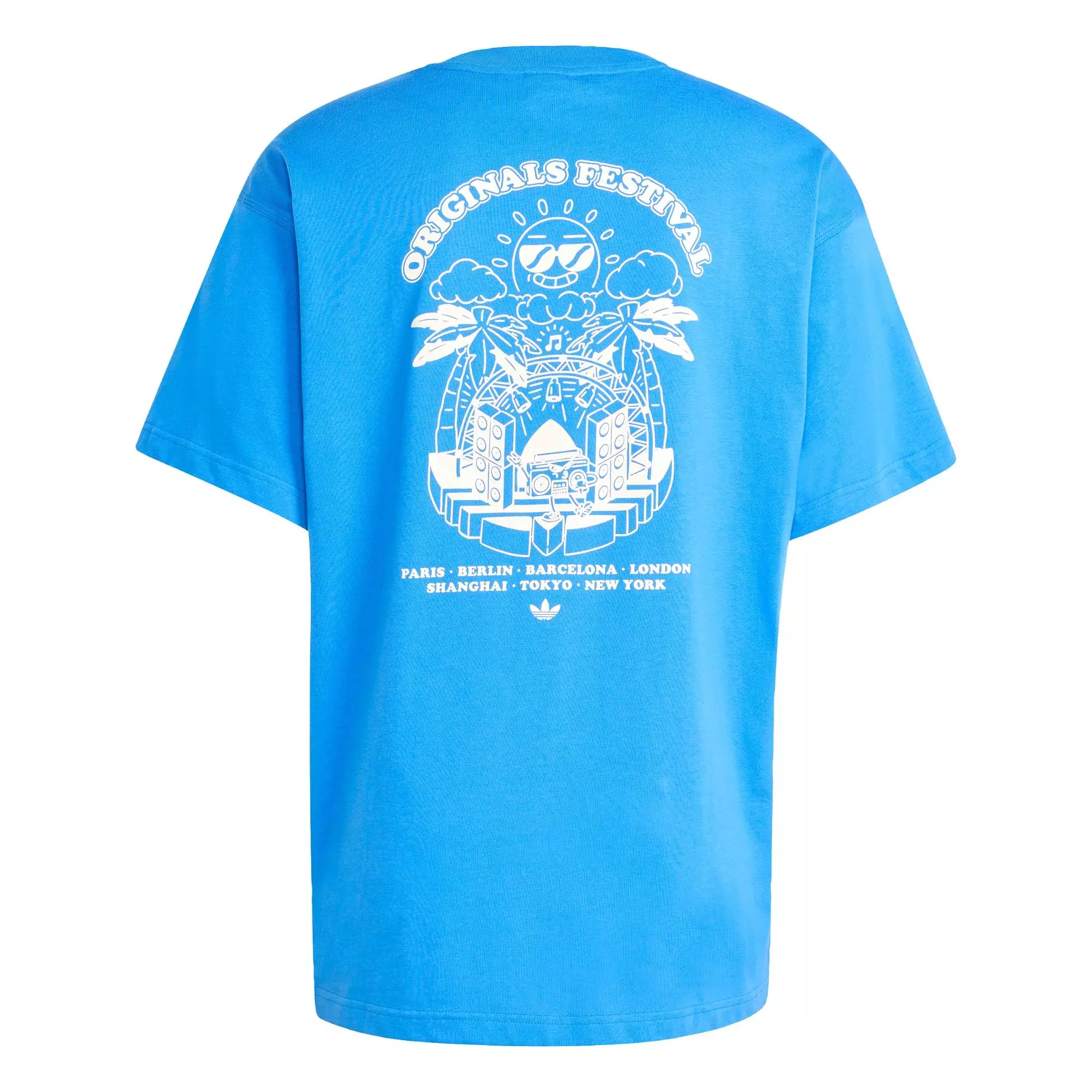 Lifestyle MUSIC FESTS TEE Men Blue KR5104