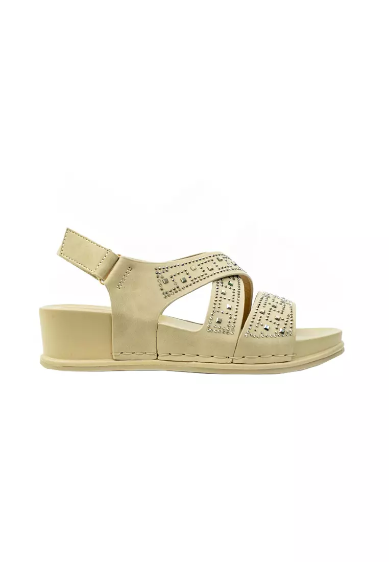 Discount on Mario D' boro Runway  shoes - SKU: Women's Flat Sandals LY 28315 Taupe C70