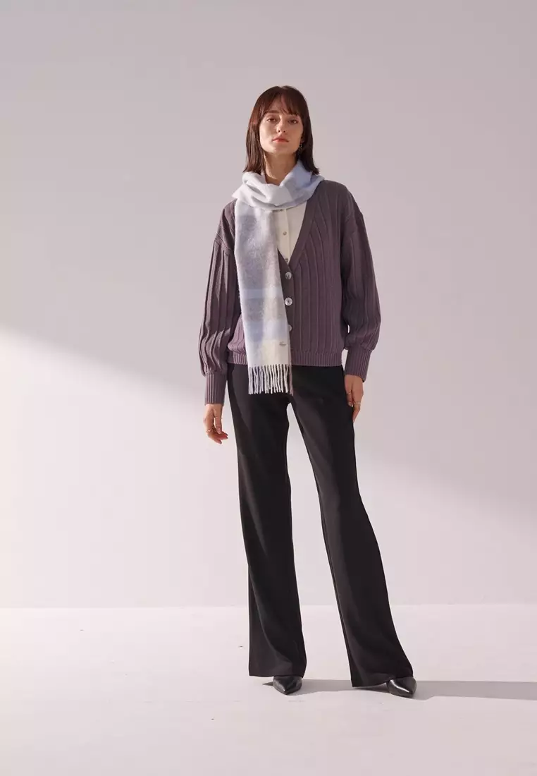 Black Bell-bottom Trousers