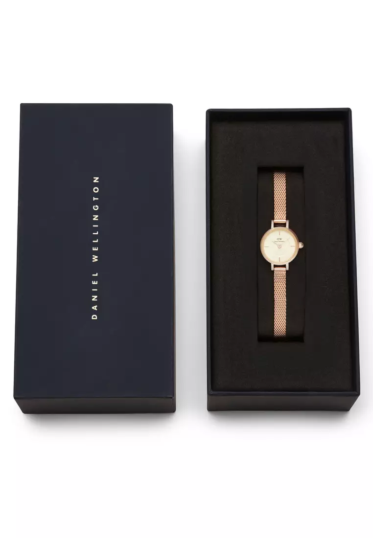 Petite Mini 19mm Melrose Rose Gold Champagne - Women Watch stainless steel watch DW Official Authentic Original