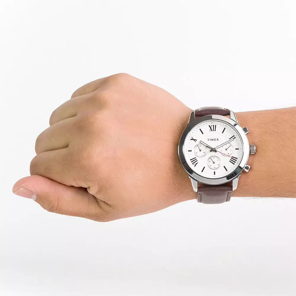 Jam Tangan Pria TIMEX TW00NTD92E Thompson Brown Original