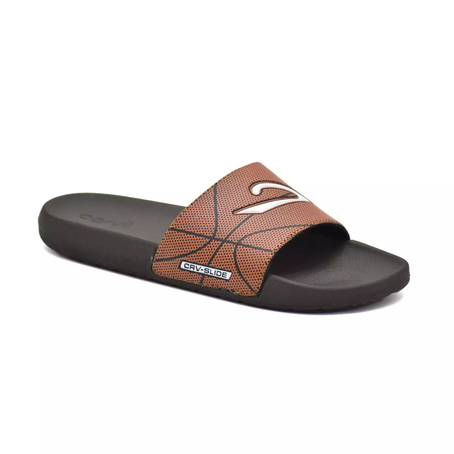 Carvil Sandal Slider Anak Sevilla-SK Brown/Orange