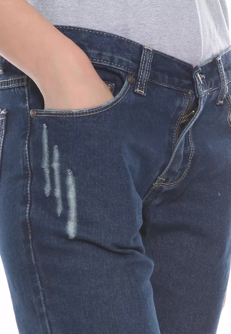 Boyfriend Rips Jeans 7/8 BJ2104