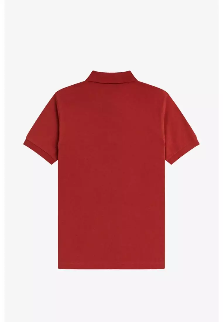 Fred Perry M6000 The Fred Perry Shirt (Burnt Red / Black)