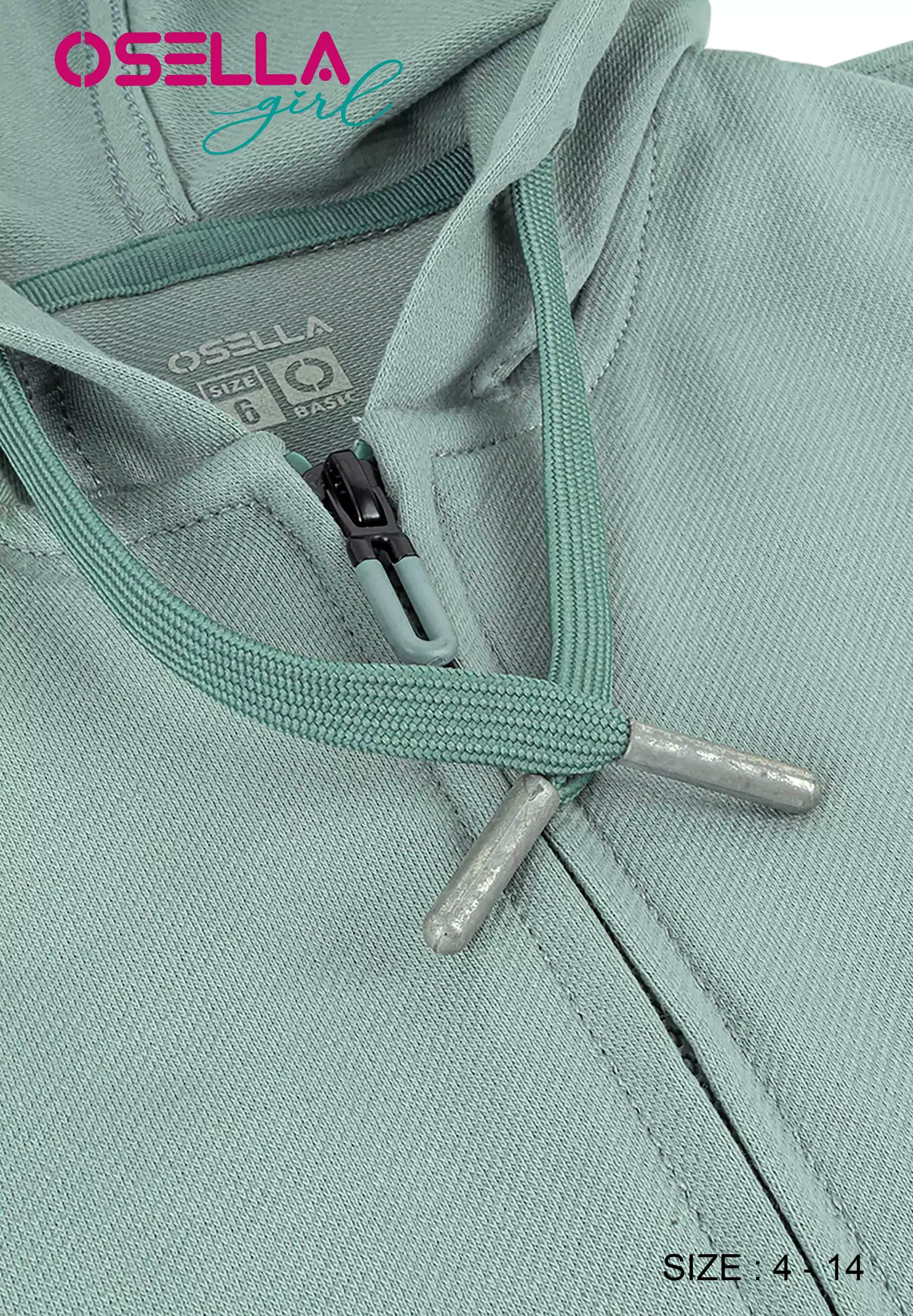 [NEW] Osella Kids Basic Hoodie Jacket 336240011 | Jaket Anak Perempuan