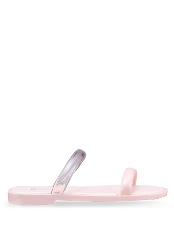 Kimmijim pink Dolley Strap Jelly Sandals 46033SH6A41BC6GS_1