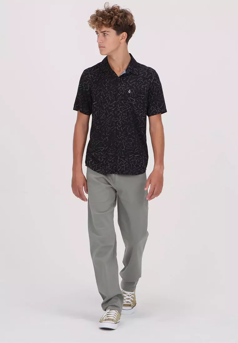MSH GUSTO SHORT SLEEVE SHIRT BLACK