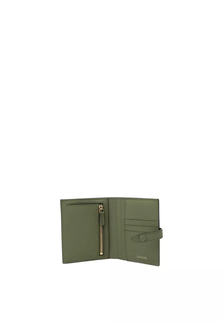 Snap Button Wallet - Olive