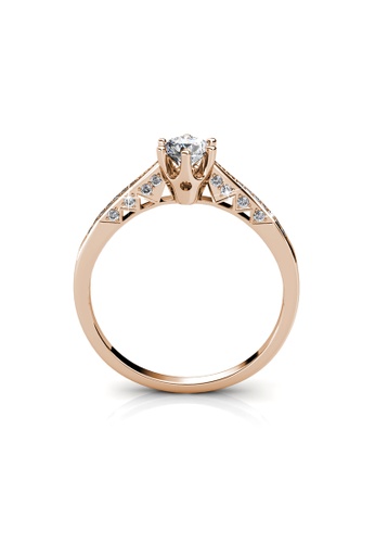 Buy Her Jewellery Her Jewellery Destiny Ring Rose Gold Embellished With Crystals From Swarovski Online Zalora Malaysia