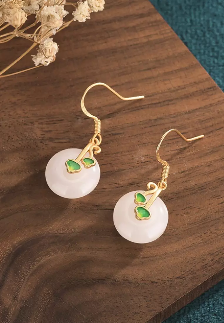 Jade earrings singapore hotsell
