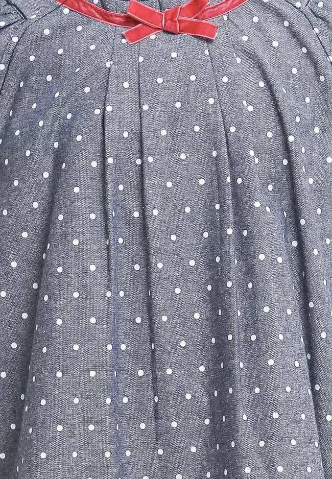 Blouse Polkadot Variasi Pita