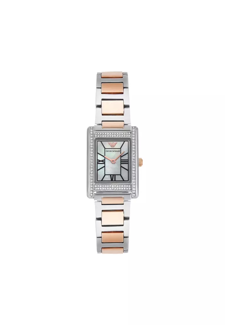 Ladies' Watch Mother of Pearl Color Blocked AR11626