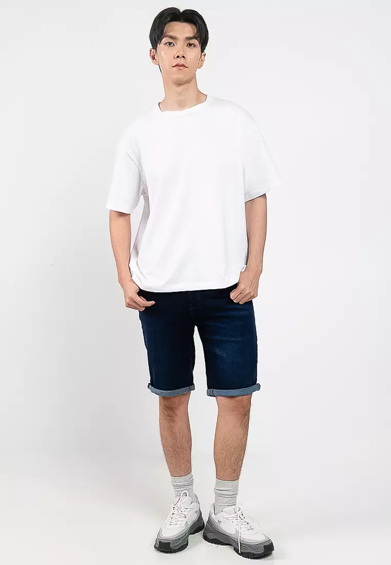 Slim Denim Shorts